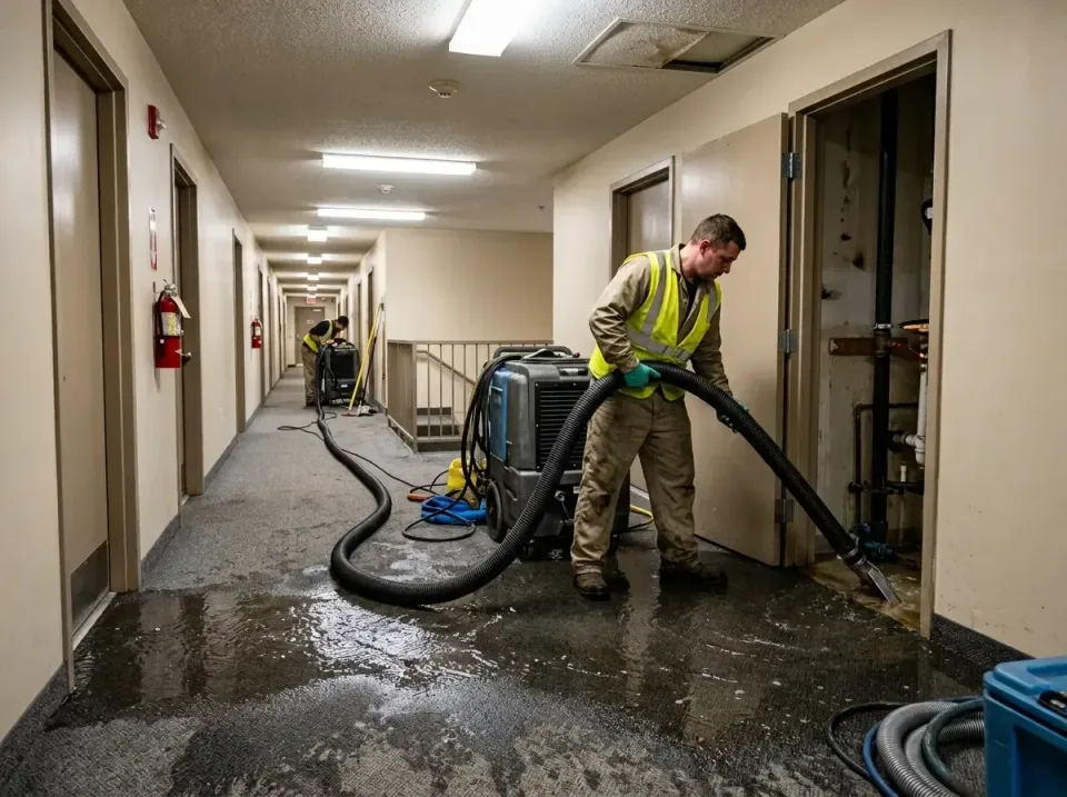 multi-unit-apartment-hallway-f-005 — frequently asked questions, Emergency Burst Pipe Water Extraction & Removal in Sale Cre…